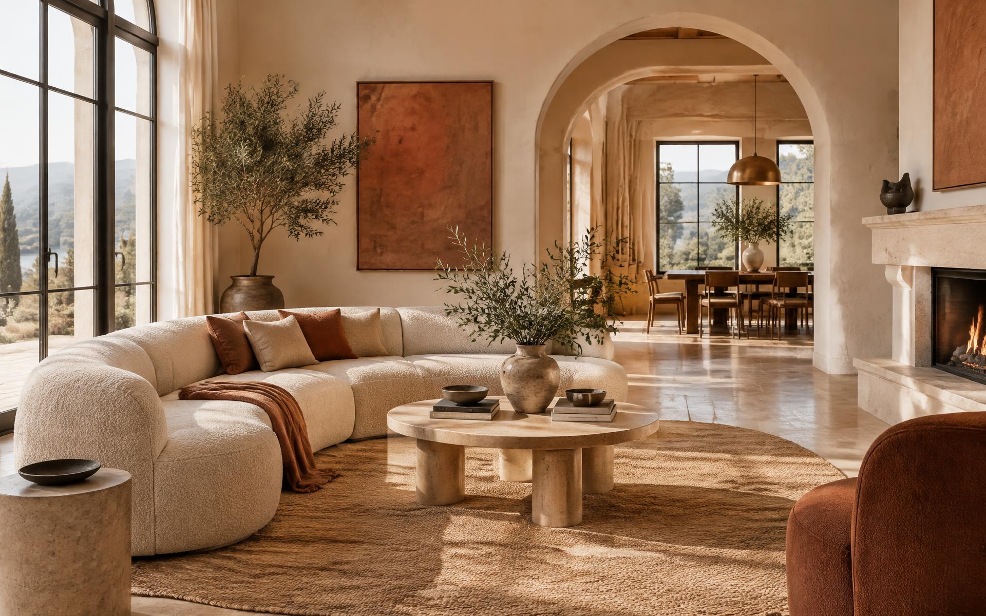 Elegant styled living room